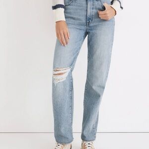 Madewell The Perfect Vintage Straight Jean in Reinhart‎ Wash Size 25P Petite